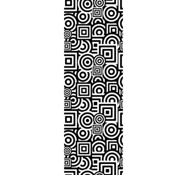 Nalepka za prhe koncentričnih oblik - TenStickers