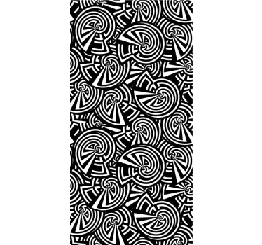 Nalepka za tuš spiralne oblike - TenStickers