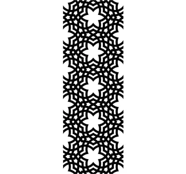 Nalepka za tuš z geometrijskim vzorcem - TenStickers