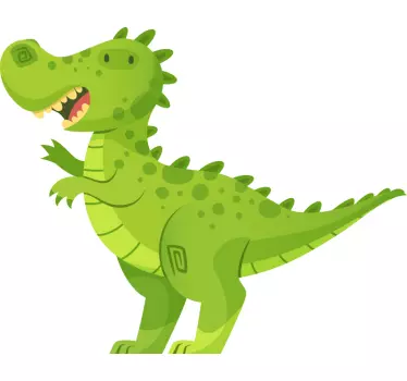 Risanka zeleni dinozaver otroci spalnica stenske nalepke - TenStickers