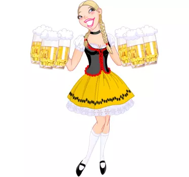 Nalepka piva oktoberfest - TenStickers