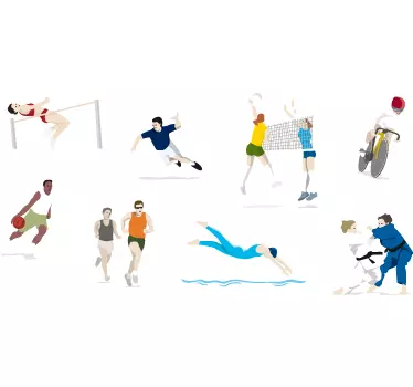 Olimpijske okrasne nalepke - TenStickers