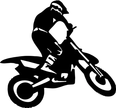 Nalepka z motokros steno - TenStickers