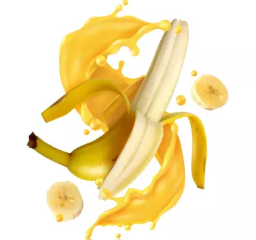Nalepka za steno sadja s plodom banane - TenStickers
