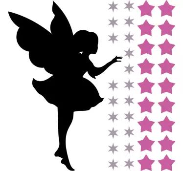 Nalepka angel vila botra - TenStickers