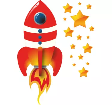 Vesoljska plovila decal - TenStickers