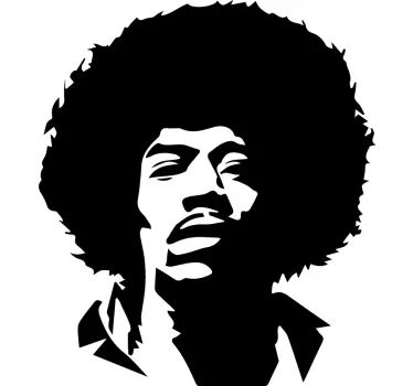 Iconic musician portrait nalepka z živalmi - TenStickers