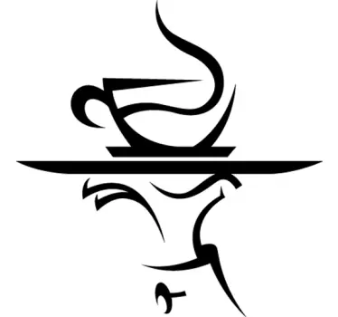 Nalepka za steno kava kuhinja - TenStickers