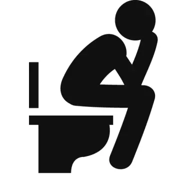 Nalepka za ikono stranišča - TenStickers