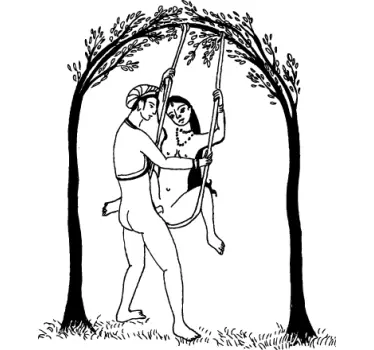 Nalepka za ilustracijo sex swing - TenStickers