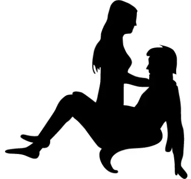 Nalepka silhuete s spolnega položaja - TenStickers