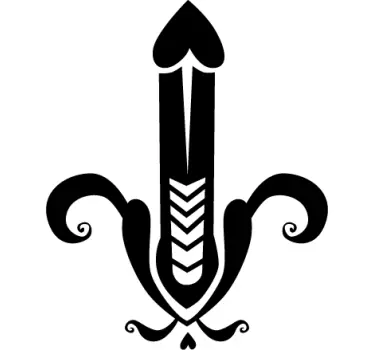 Nalepka za abstraktni penis - TenStickers