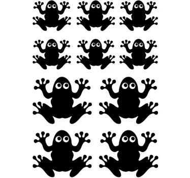 Nalepka za žabice za žabe - TenStickers