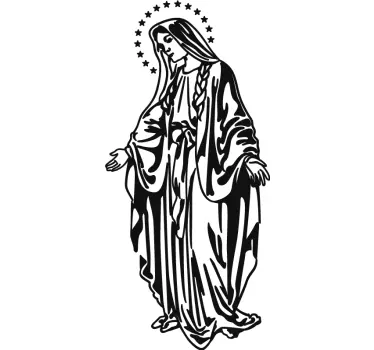 Nalepka za stene virgin mary - TenStickers
