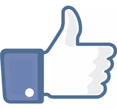 Facebook kot icon decal - TenStickers
