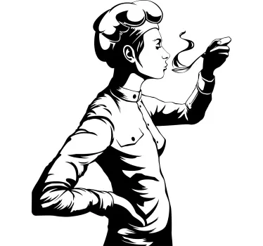 Culinary artist figure nalepka živali - TenStickers