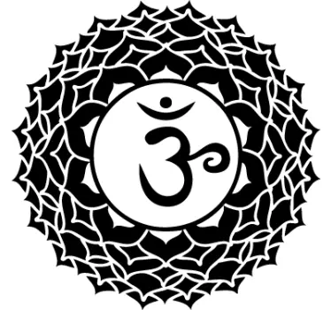 Nalepka za steno čakra sahasrara - TenStickers