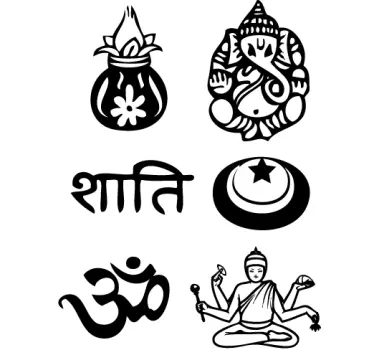 Hindujski simboli nalepke - TenStickers