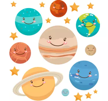 Nalepke sten planetov - TenStickers
