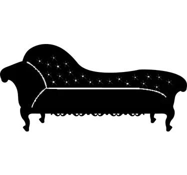 Klasična stenska nalepka za kavč - TenStickers