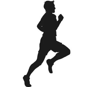 Nalepka za steno olimpijskega tekača - TenStickers