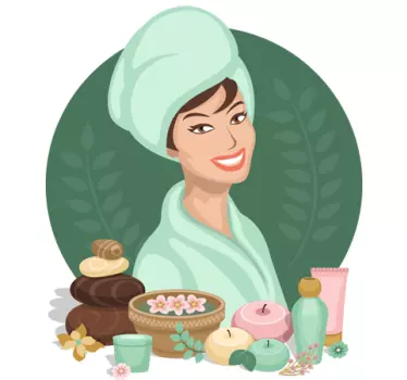 Spa nalepka za oblikovanje spa - TenStickers