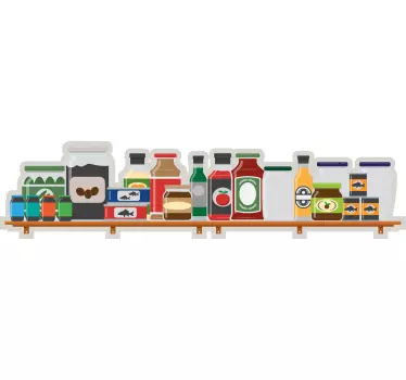 Colorful cooking pots nalepka za kuhinjo - TenStickers