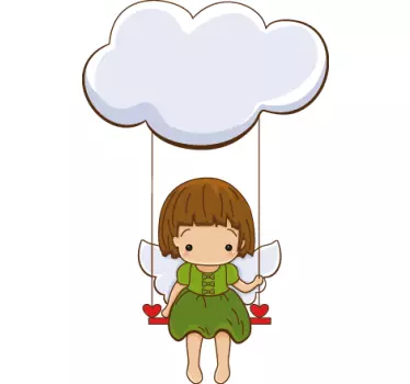 Nalepka mali angelčki za otroke - TenStickers