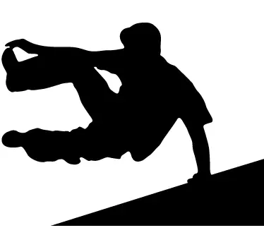Nalepka parkour silhouette - TenStickers