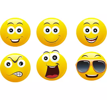 Emotionalna nalepka paket - TenStickers