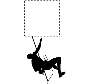 Nalepka za visečo alpinizirano stikalo - TenStickers