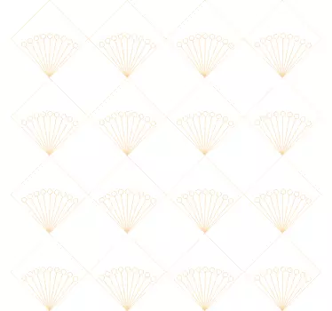 Beli Art Deco Nalepka Črtami - TenStickers