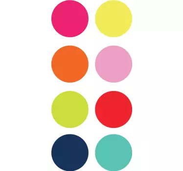 Nalepke v barvnem krogu - TenStickers