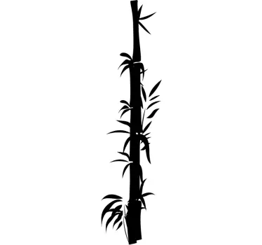 Bamboo vejica decal - TenStickers