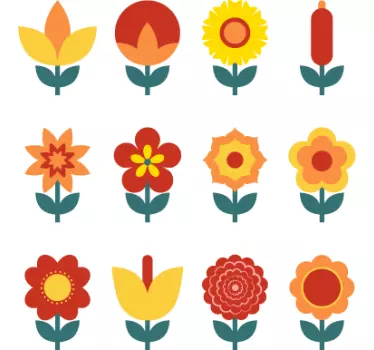 Cvetlični stikalo nalepke - TenStickers