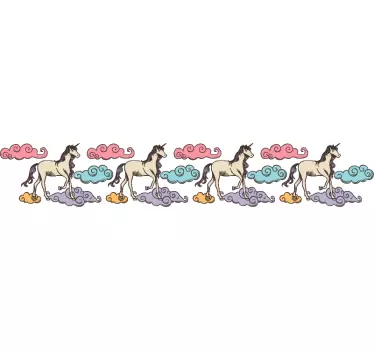 Enolična meja nalepka - TenStickers