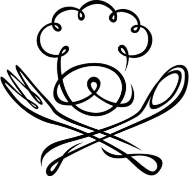 Kuhinja kuharska nalepka - TenStickers