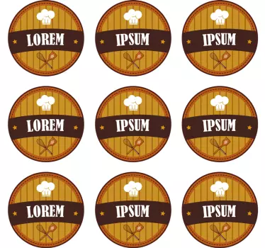Kuhinjske nalepke personalizirane nalepke - TenStickers