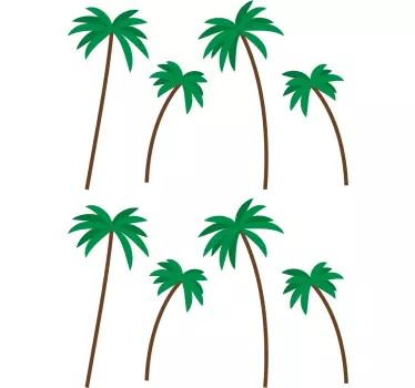 Majhna nalepka za steno palme - TenStickers