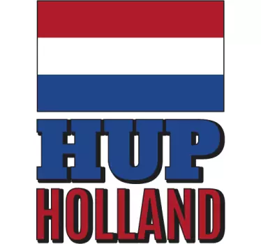 Nalepka hup holandske zastave - TenStickers