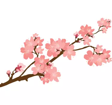Nalepka japonske češnjevega drevesa - TenStickers