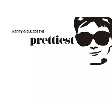 Nalepka kreditne kartice audrey hepburn - TenStickers