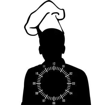 Nalepka kuharske ure - TenStickers
