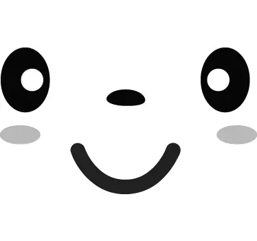 Nalepka nalepke z nasmehom obraza - TenStickers