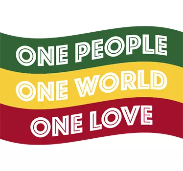 Nalepka rasta zastave - TenStickers