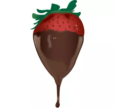 Nalepka z jagodami in čokolado - TenStickers
