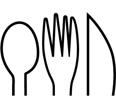 Nalepka z nalepkami za jedilni pribor - TenStickers