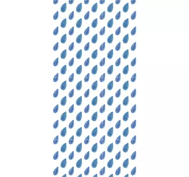 Nalepka za dež kapljice za tuširanje - TenStickers