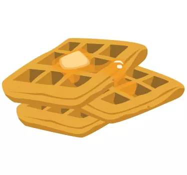 Nalepka za sladice z vaflji - TenStickers