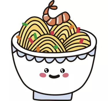 Nalepka za stene anime ramen - TenStickers